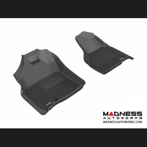 Dodge RAM 15/ 25/ 3500 Regular/ Quad Cab Floor Mats (Set of 2) - Front - Black by 3D MAXpider